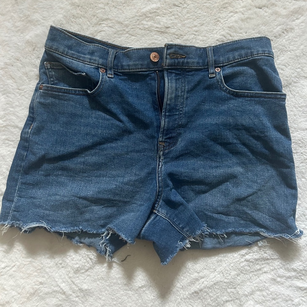Express Shortie Denim Shorts